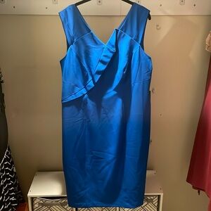 NWT Asymmetrical Structured Drape Dress